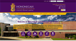 Desktop Screenshot of hononegah.org